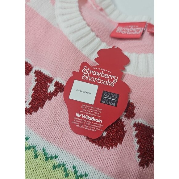 Strawberry Shortcake Pullover Sweater Berry Sweet Women's Large 2025 - Picture 11 of 12